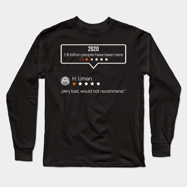 2020 would not recommend Long Sleeve T-Shirt by SNZLER